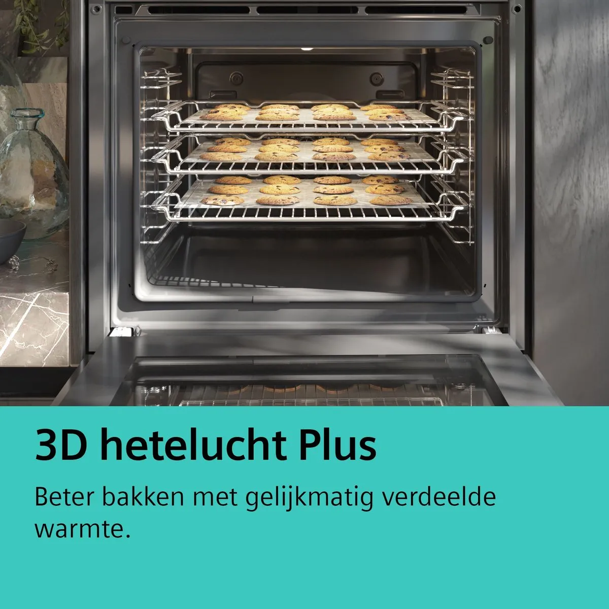 Siemens iQ700 HB732G1B1 Inbouwoven 71L - Zwart