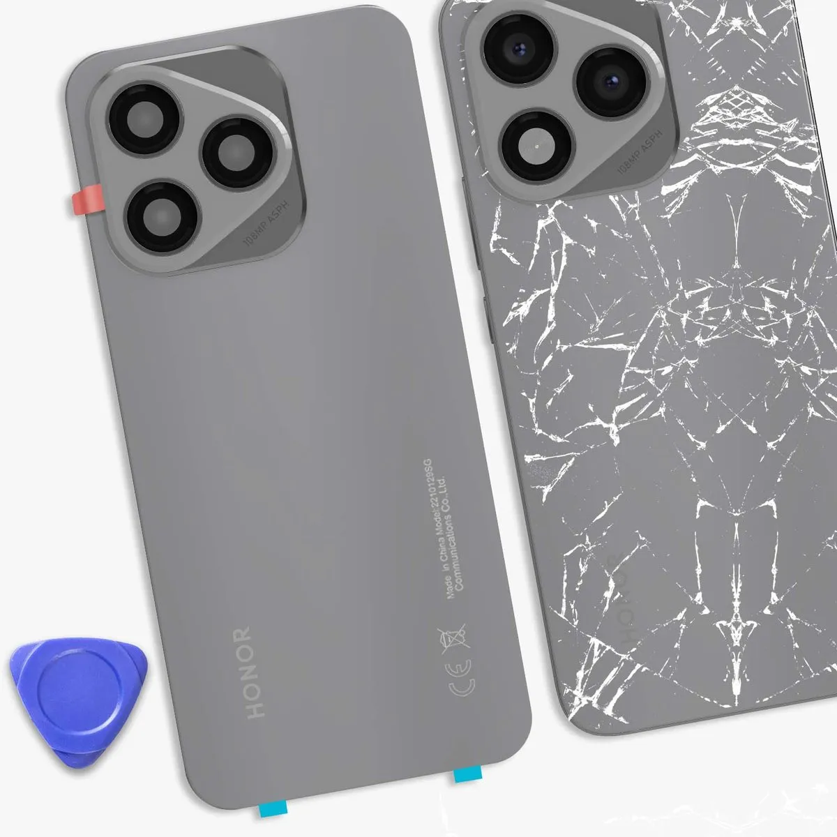 Honor 400 Lite Achterklep Batterij - Grijs