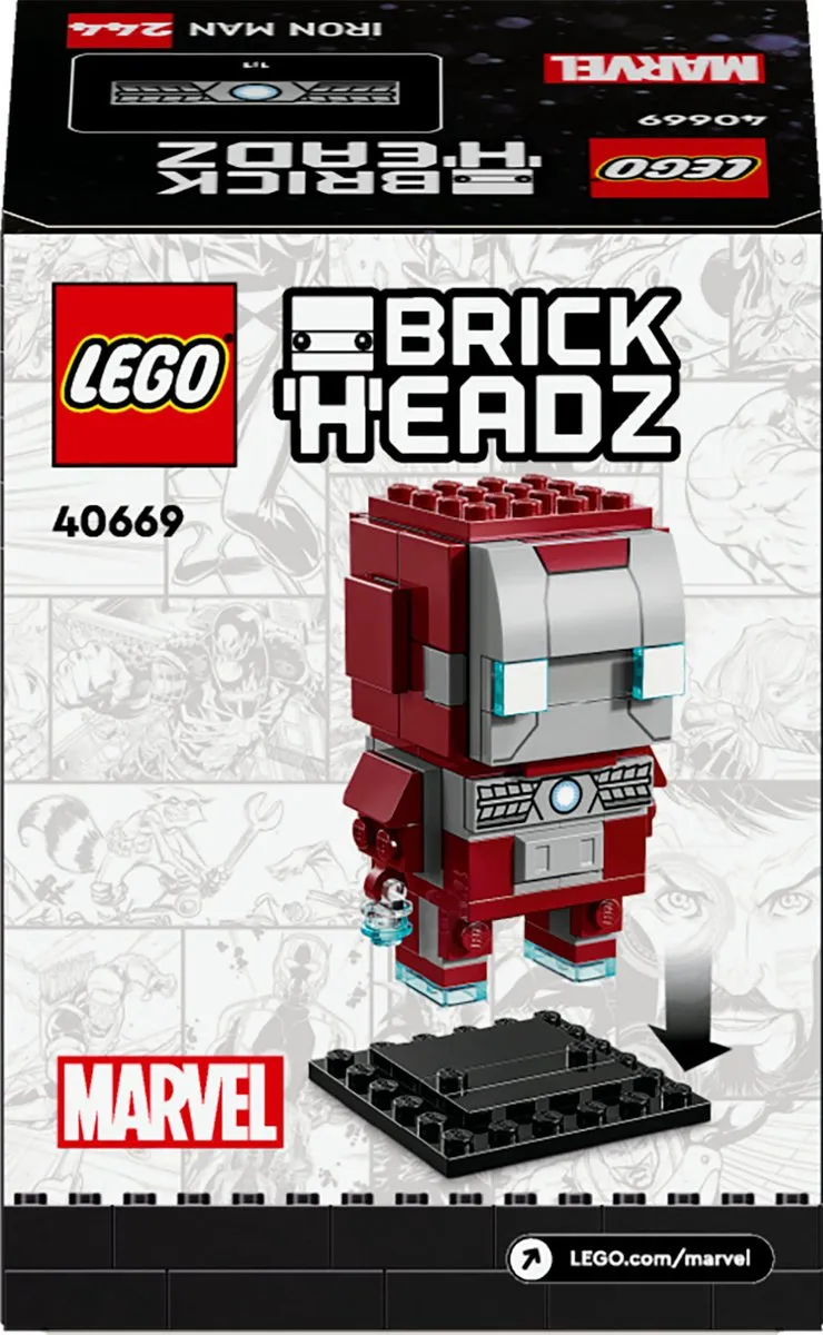 LEGO Marvel Brickheadz 40669 Iron Man MK5 - 101 Stenen