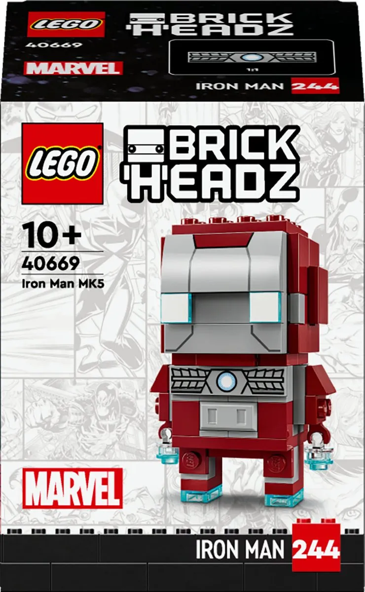 LEGO Marvel Brickheadz 40669 Iron Man MK5