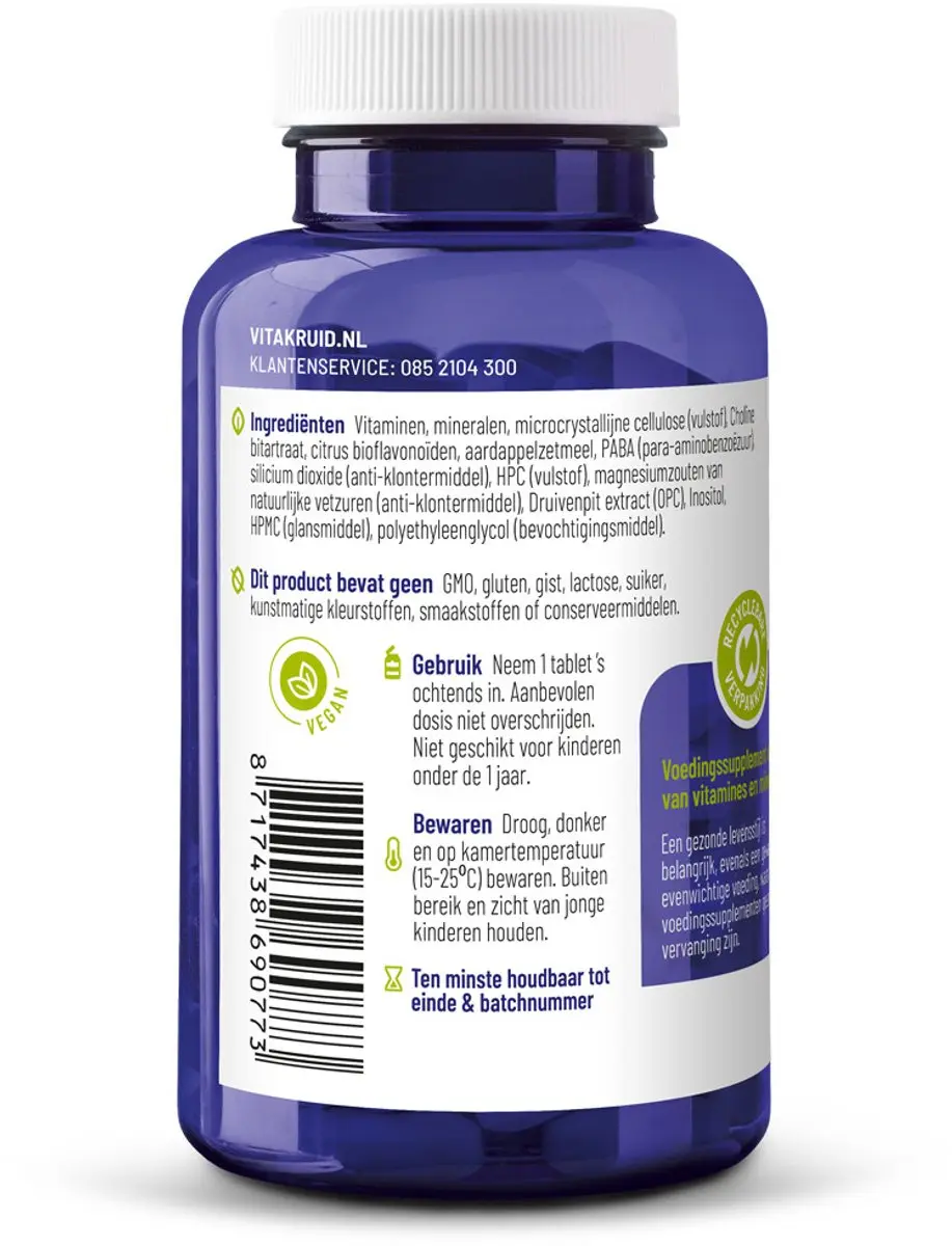 Vitakruid Multi Dag Mama 180 tabletten - 2x90