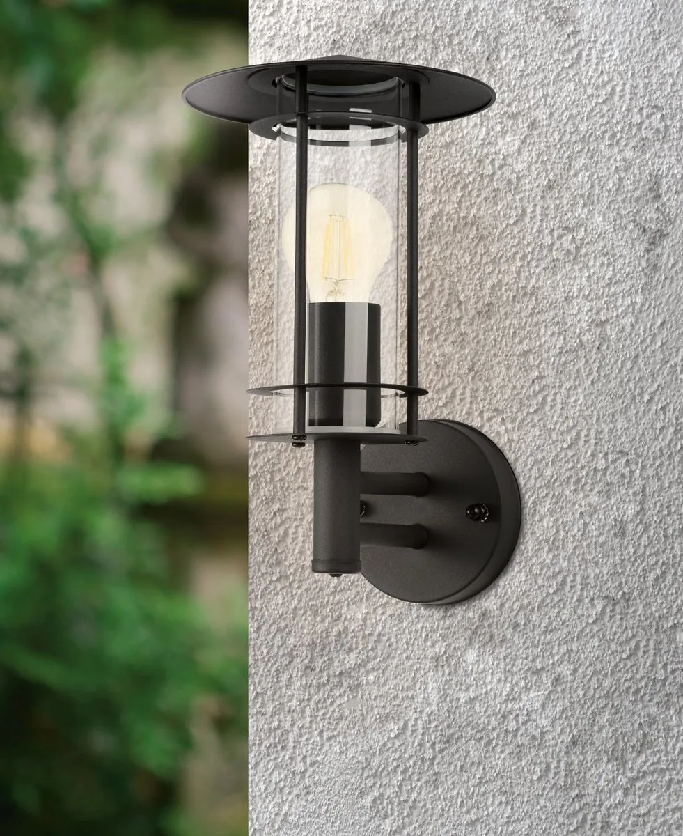Eglo Lisio 1 Wandlamp Buiten E27 30cm - Zwart