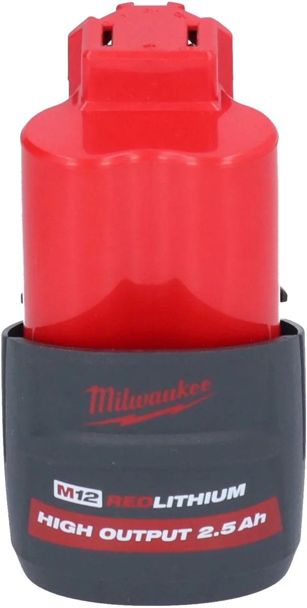 Milwaukee M12 BIW12-251 accu slagmoersleutel 12 V 138 Nm 1/2" + 1x oplaadbare accu 2,5 Ah - zonder oplader