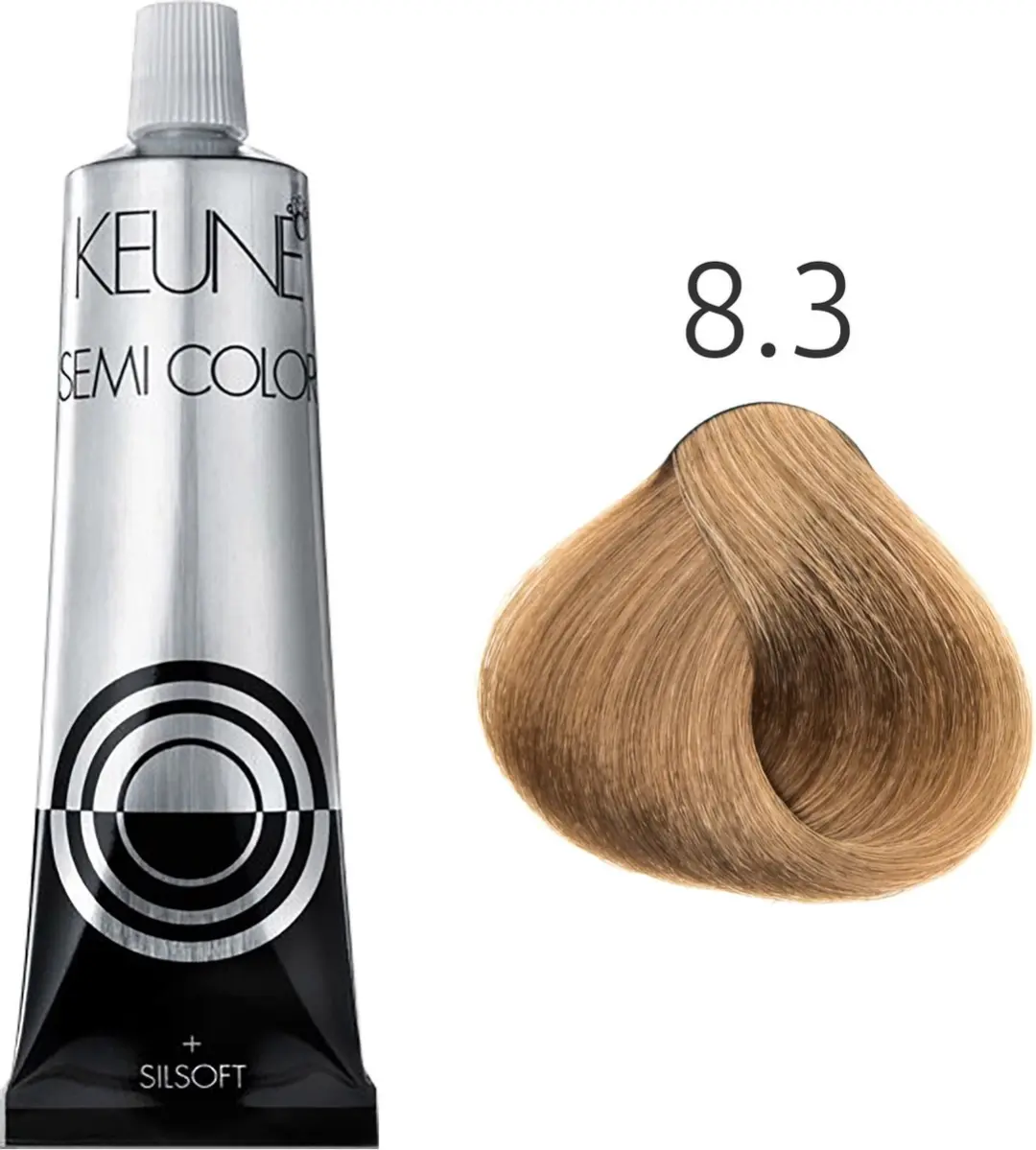 Keune Semi Haarverf 60ml - Kleur 8.3 Blond