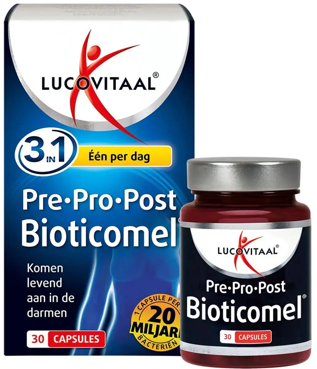 Lucovitaal Pre- Pro- Post Biotica 30 Capsules - afbeelding 6 van 6