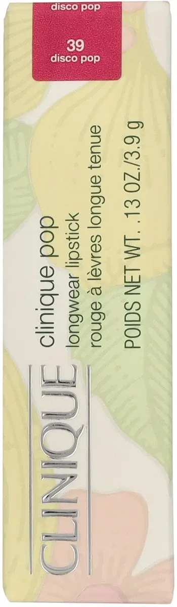 Clinique Pop Longwear Satin Lipstick 39 Disco Pop - 3.9g