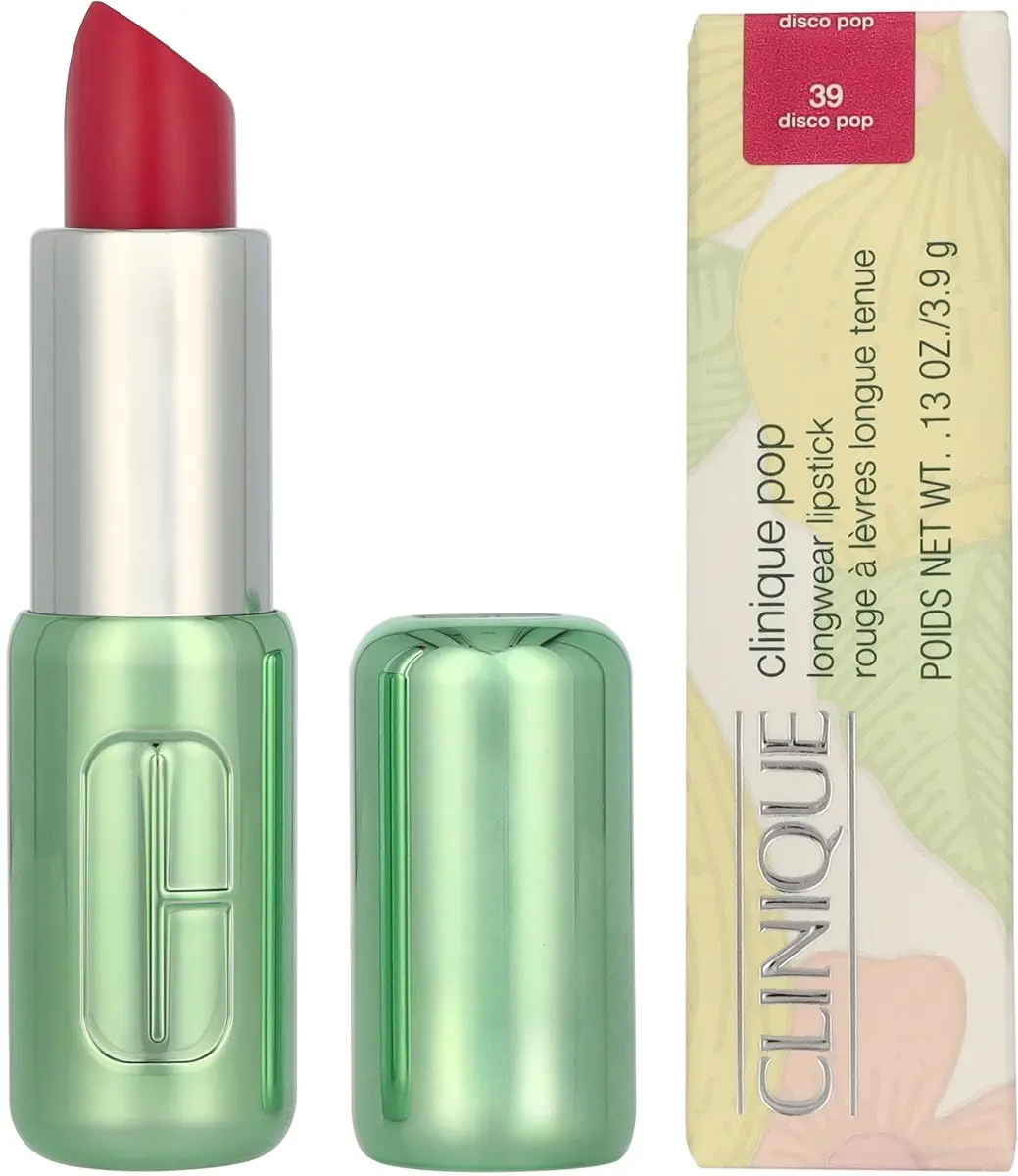 Clinique Pop Longwear Satin Lipstick 39 Disco Pop - 3.9g