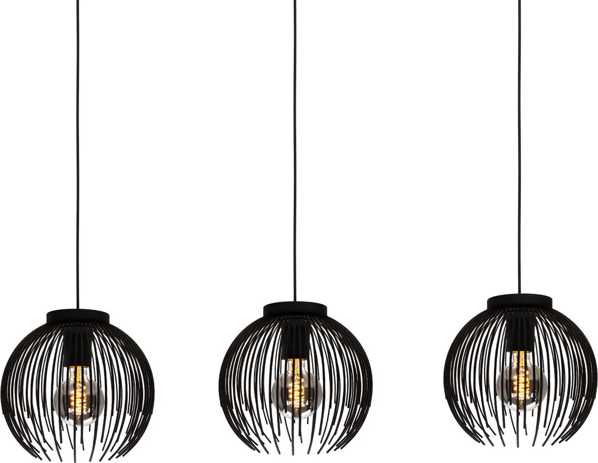 Eglo Venezuela-A Hanglamp E27 - 3 Lichtpunten - Zwart
