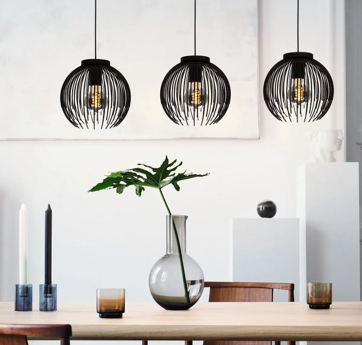 Eglo Venezuela-A Hanglamp E27 - 3 Lichtpunten - Zwart