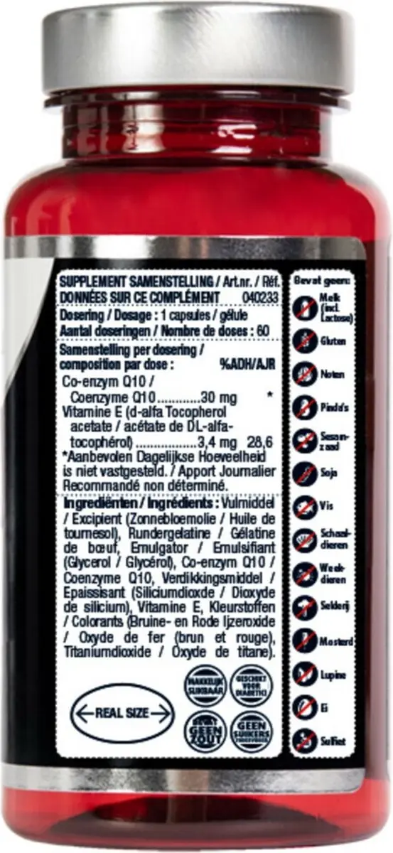 Lucovitaal Q10 30mg Once a Day - 180 Capsules