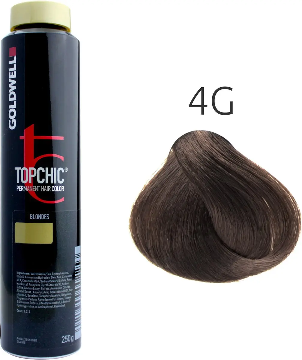 Goldwell Topchic Depot Bus 250ml - 4G Bruin Permanent