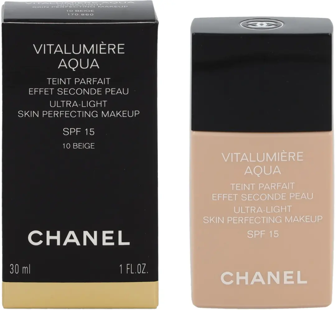 Chanel Vitalumiere Aqua Foundation SPF 15 - 30ml - 10 Beige