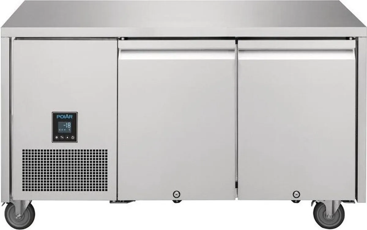 Polar U-Serie UA006 Tweedeurs Vrieswerkbank 267L - Grijs