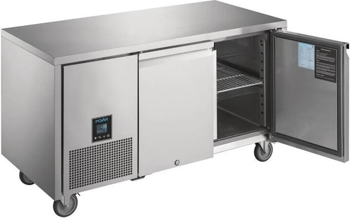Polar U-Serie UA006 Tweedeurs Vrieswerkbank 267L - Grijs - afbeelding 6 van 6