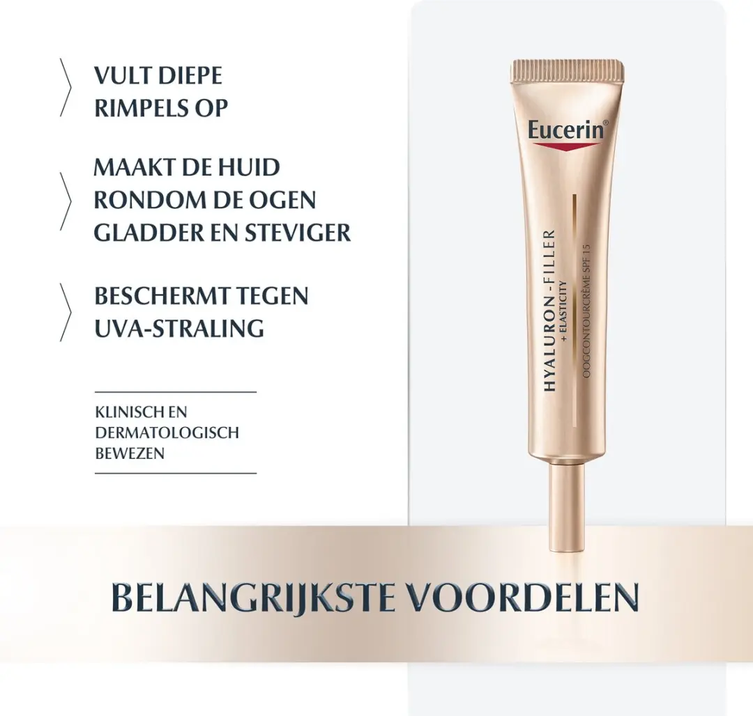 Eucerin Hyaluron-Filler + Elasticity Oogcrème SPF15 15ml