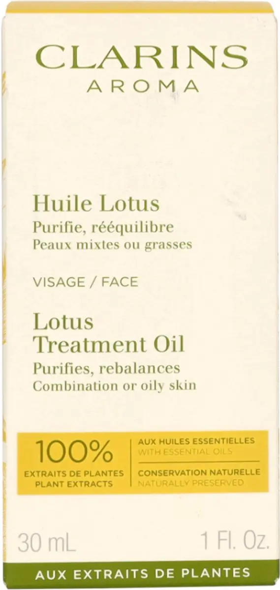 Clarins Huile Lotus Gezichtsolie 30ml - afbeelding 6 van 6