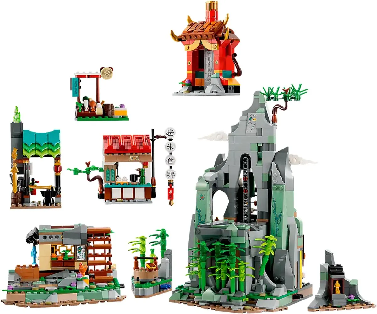 LEGO 80044 Monkie Kid Schuilplaats - 1582 Stukken - 6 Minifiguren