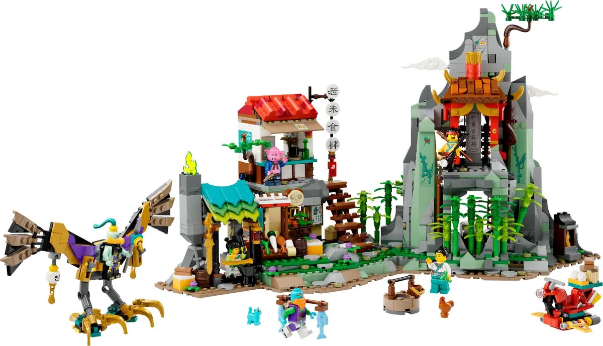 LEGO 80044 Monkie Kid Schuilplaats - 1582 Stukken - 6 Minifiguren