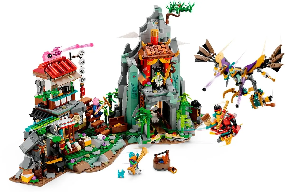 LEGO 80044 Monkie Kid Schuilplaats - 1582 Stukken - 6 Minifiguren