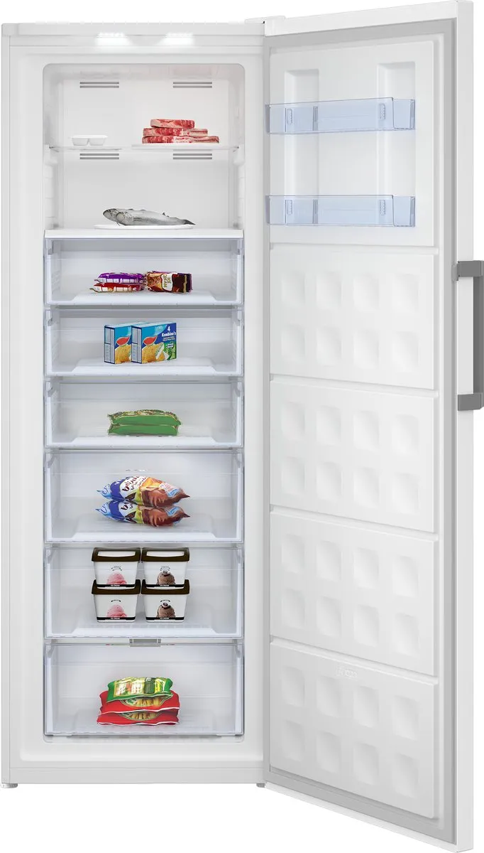 Beko RFNE448E55W Diepvriezer 404L - Wit