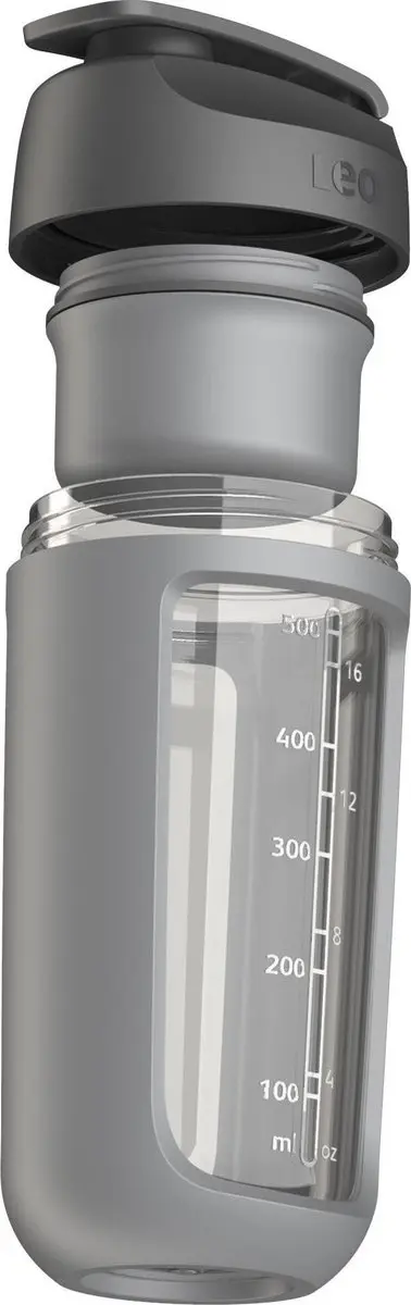 BergHOFF Leo Line Schudfles met Poedercompartiment 0.5L - Grijs