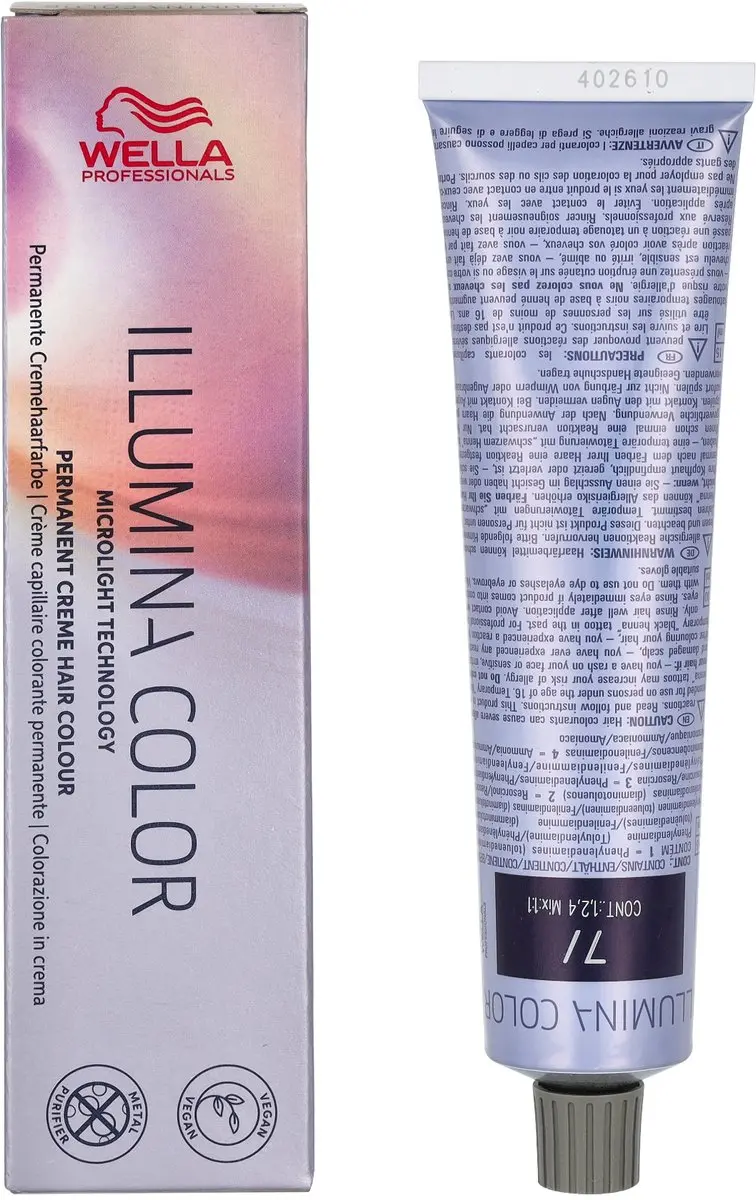 Wella Professionals Illumina Color Haarverf 7 - 60ml Zwart - afbeelding 6 van 6