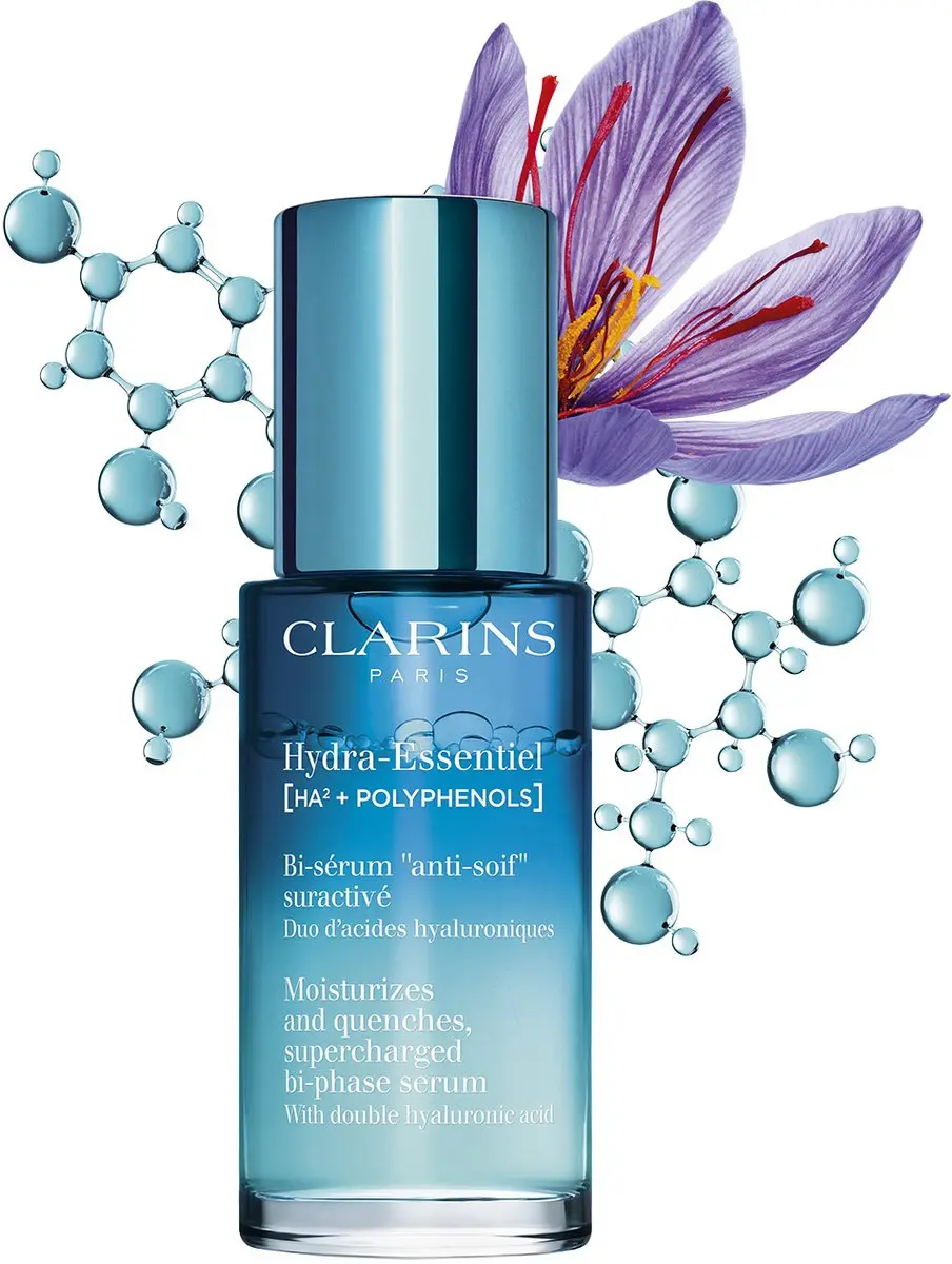 Clarins Hydra-Essentiel Bi-Phase Gezichtsserum 30ml - afbeelding 6 van 6