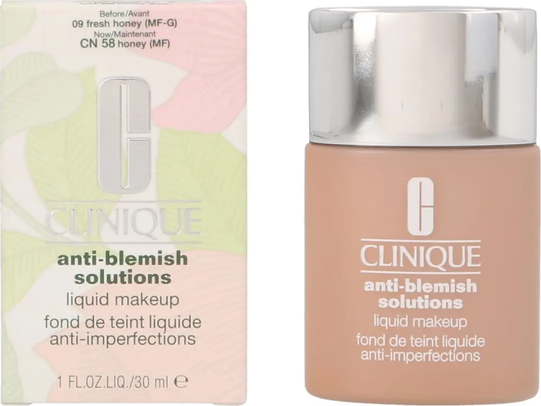Clinique Anti-Blemish Solutions Liquid Foundation 58 Honey - 30ml - afbeelding 2 van 5