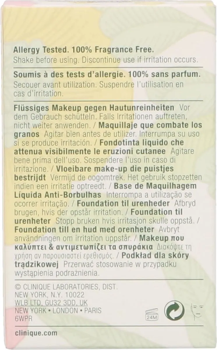 Clinique Anti-Blemish Solutions Liquid Foundation 58 Honey - 30ml - afbeelding 3 van 5