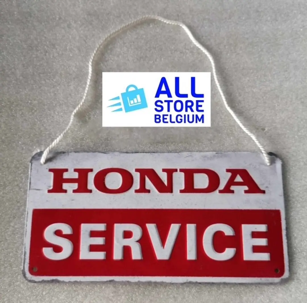 Honda Serviceplaat 20x10cm