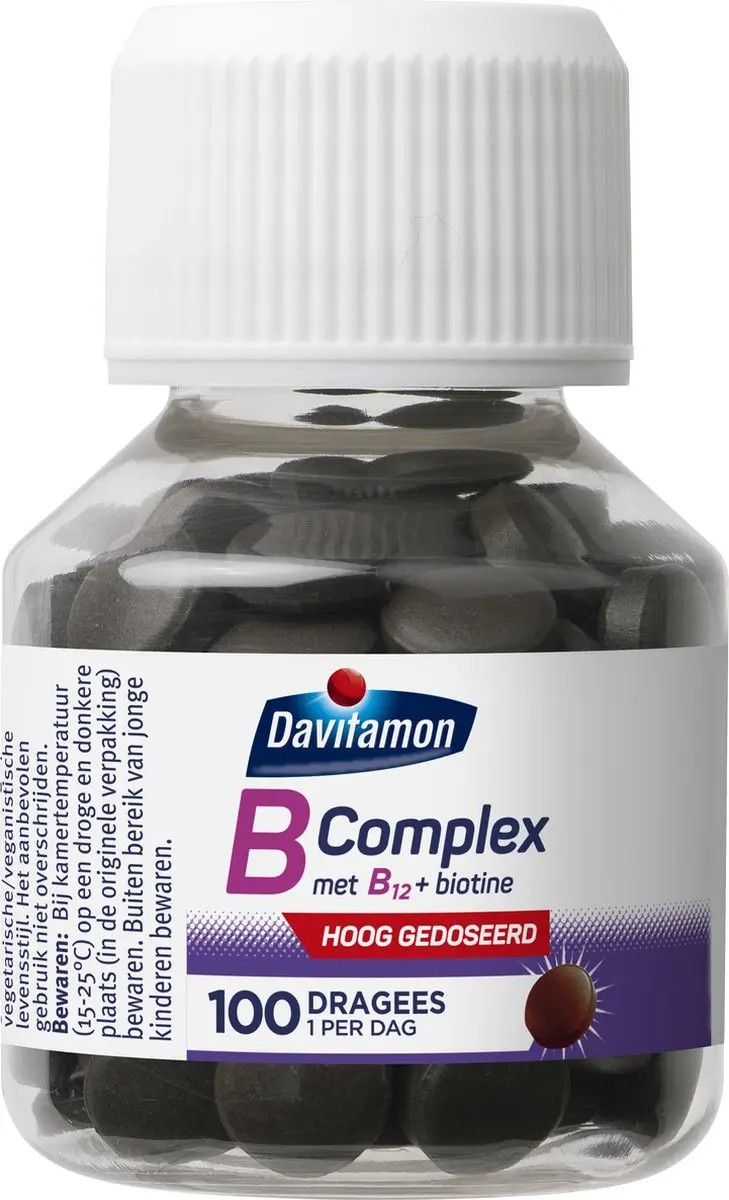 Davitamon Vitamine B-Complex Forte met Biergist - 100 Tabletten