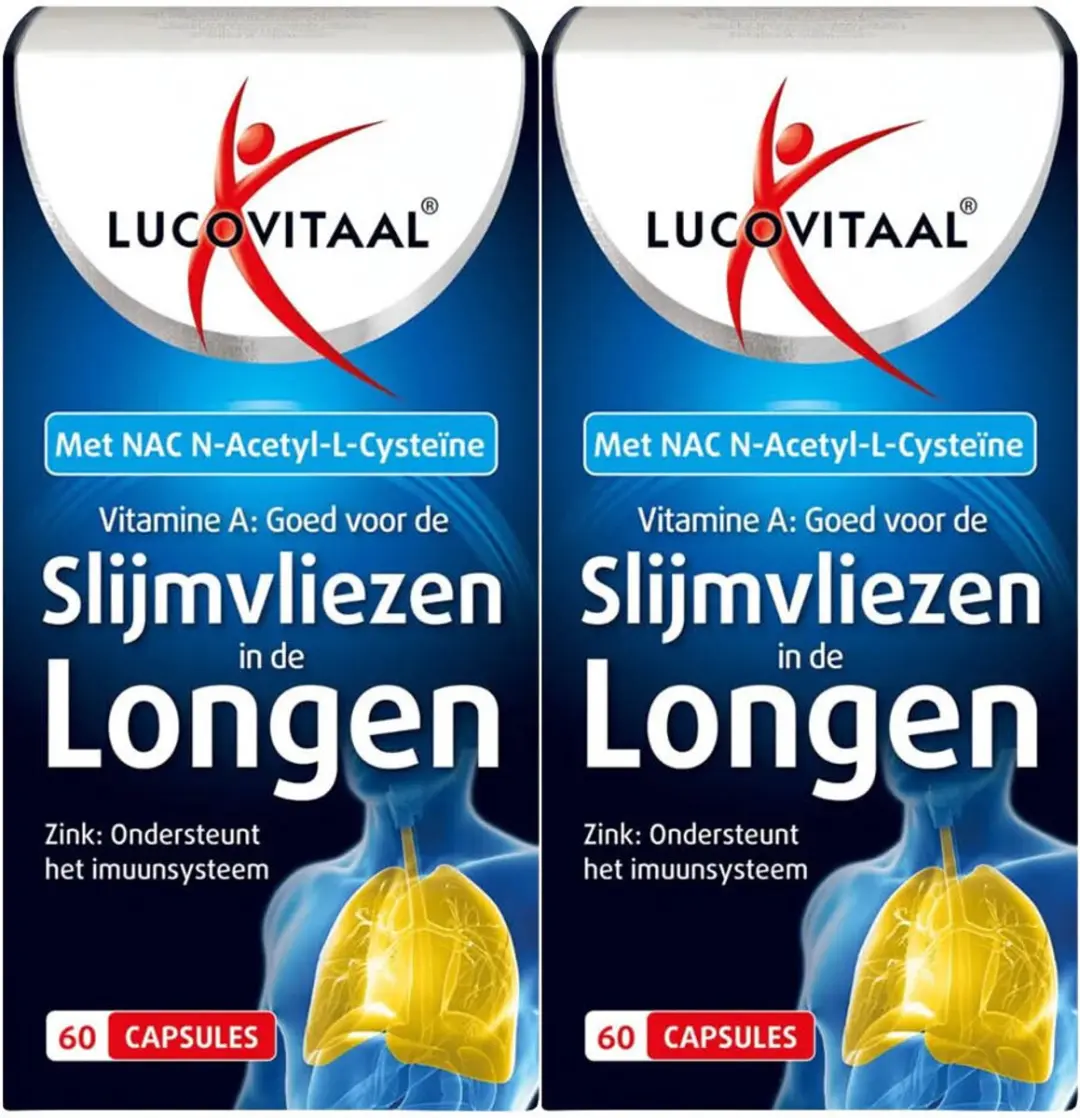Lucovitaal Slijmvliezen in de Longen 120 Capsules
