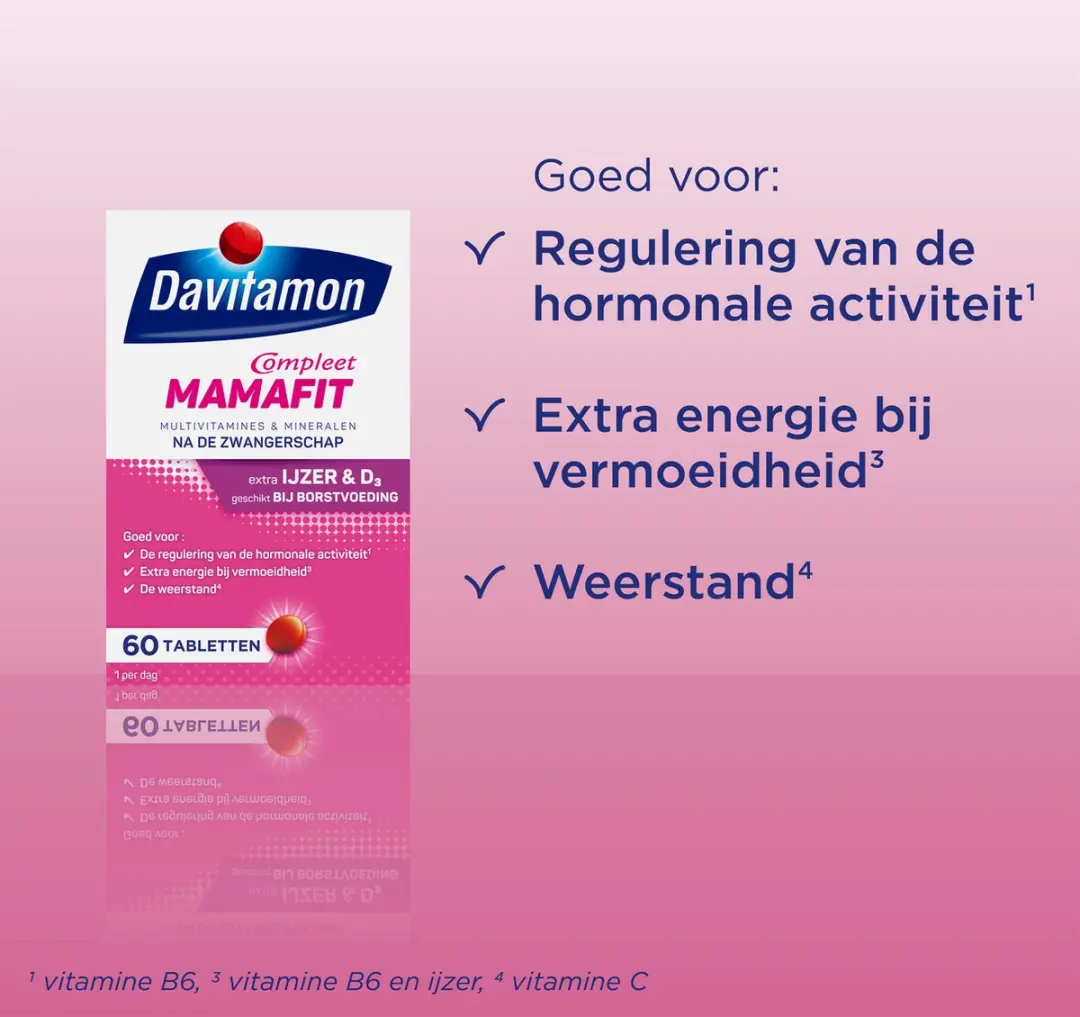 Davitamon Compleet Mamafit Multivitamine - 60 Tabletten