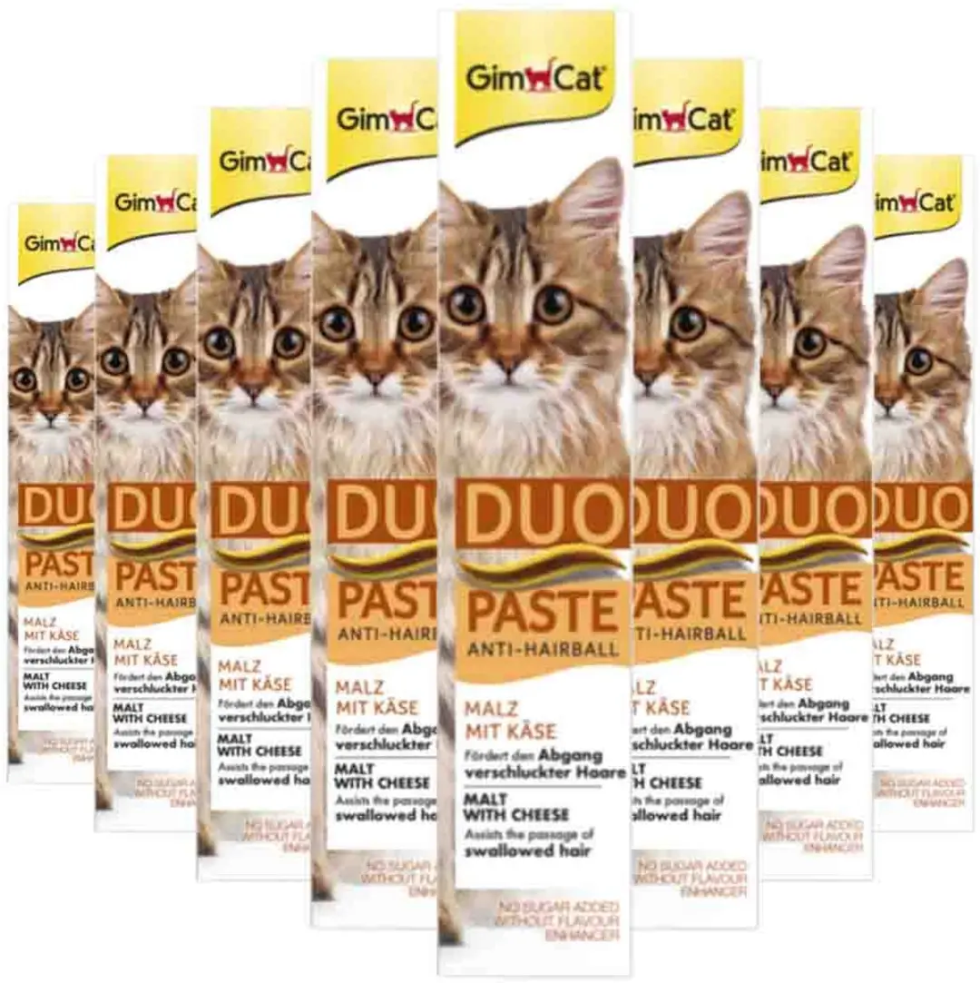 GimCat Anti-Hairball Duo-Paste Kaas Mout 50g