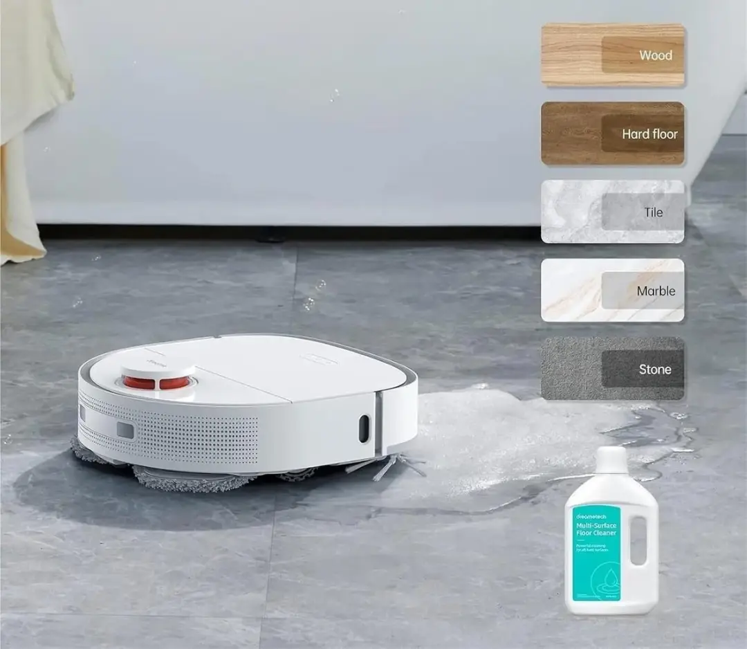 Dreame Multi-Surface Floor Cleaner AWH6 - 1000ml + 4 Moppen + 3 Stofzakken