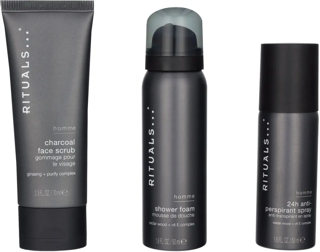 Rituals Homme Trial Set - Scrub & Douchegel 170ml - 3 Stuks - afbeelding 6 van 6