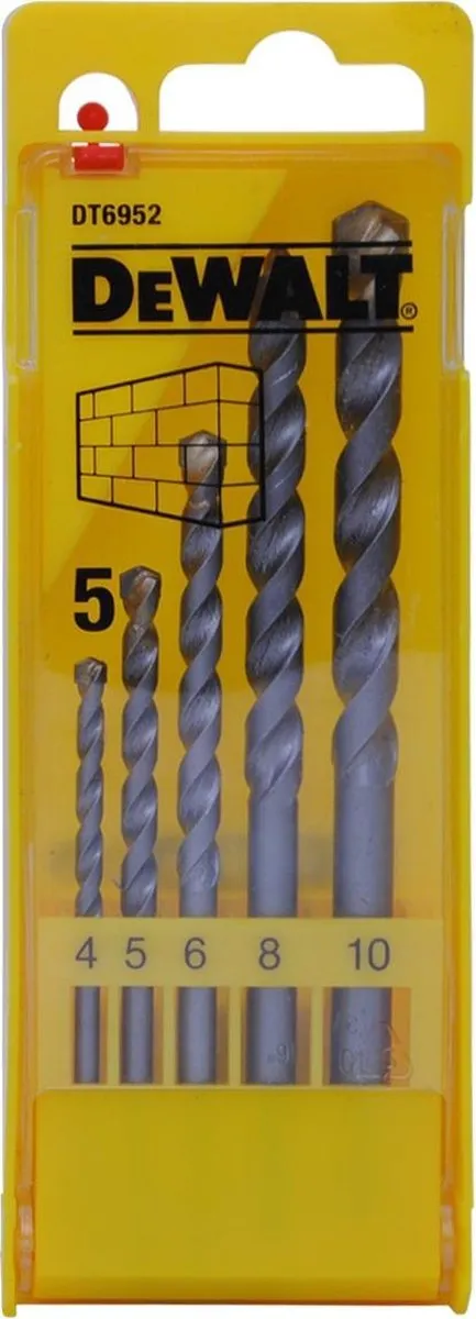 DeWalt DT6952 Steenborenset 5-delig - Beton
