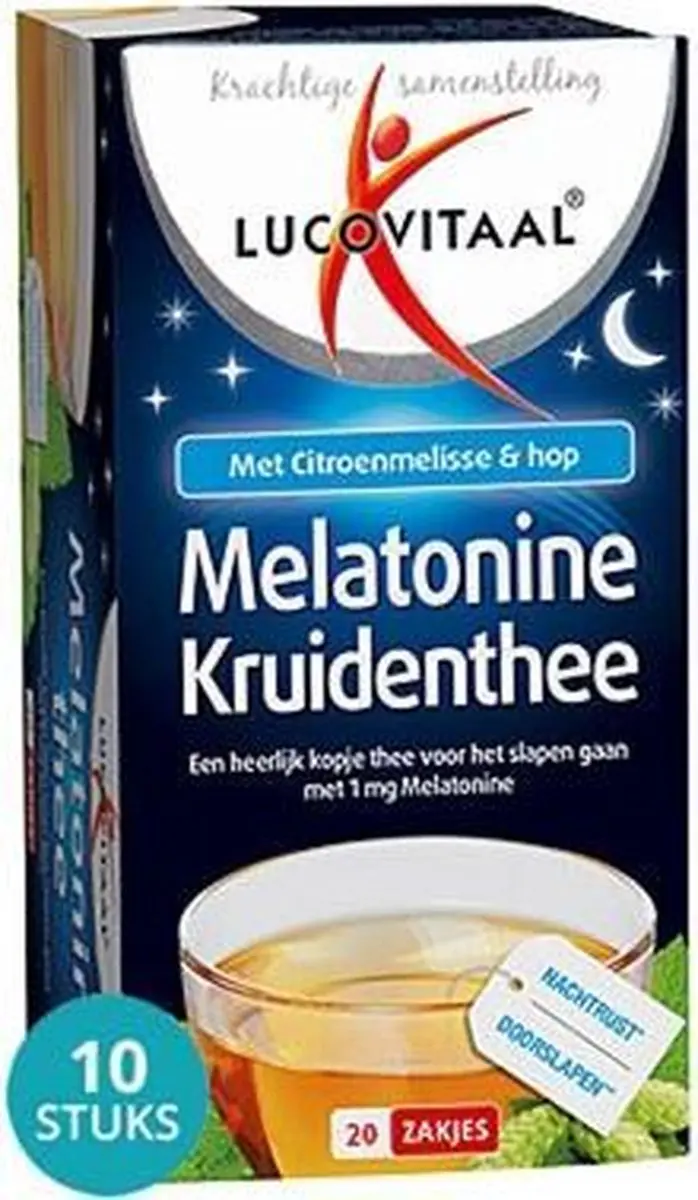 Lucovitaal Thee Melatonine - 200 Stuks (10x20)