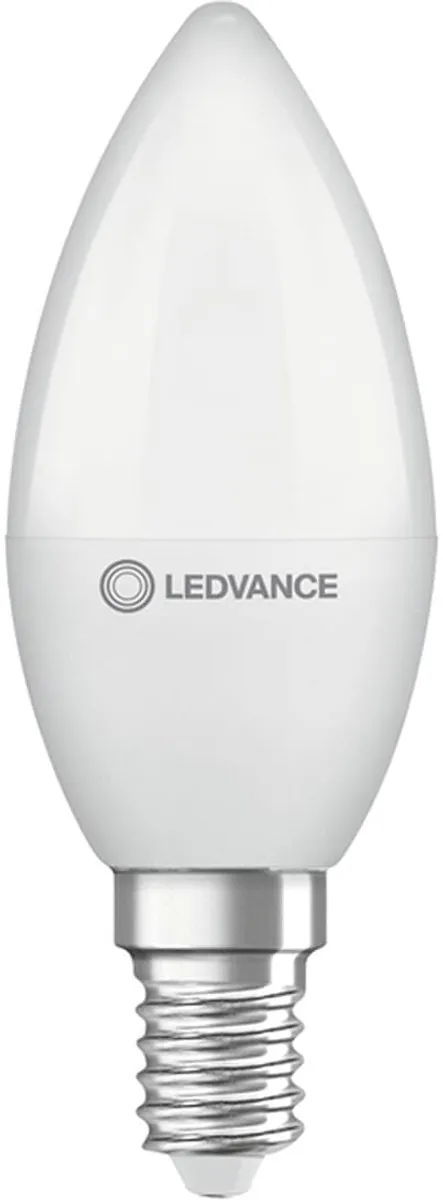 LEDVANCE LED Kaarslamp E14 4.9W 470lm Mat Glas