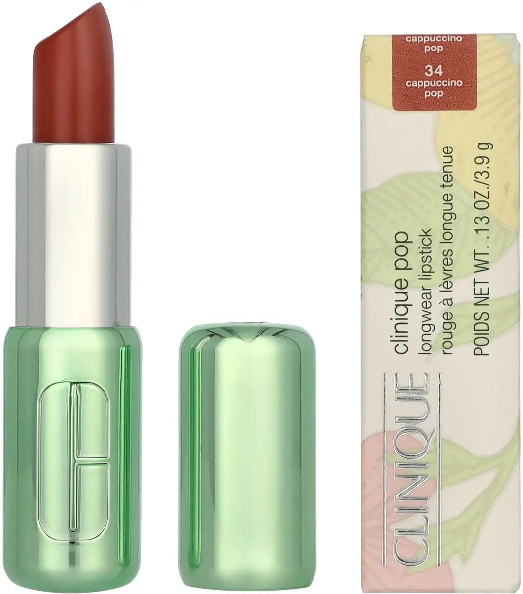 Clinique Pop Longwear Lipstick 34 Cappuccino Pop - 3.9g