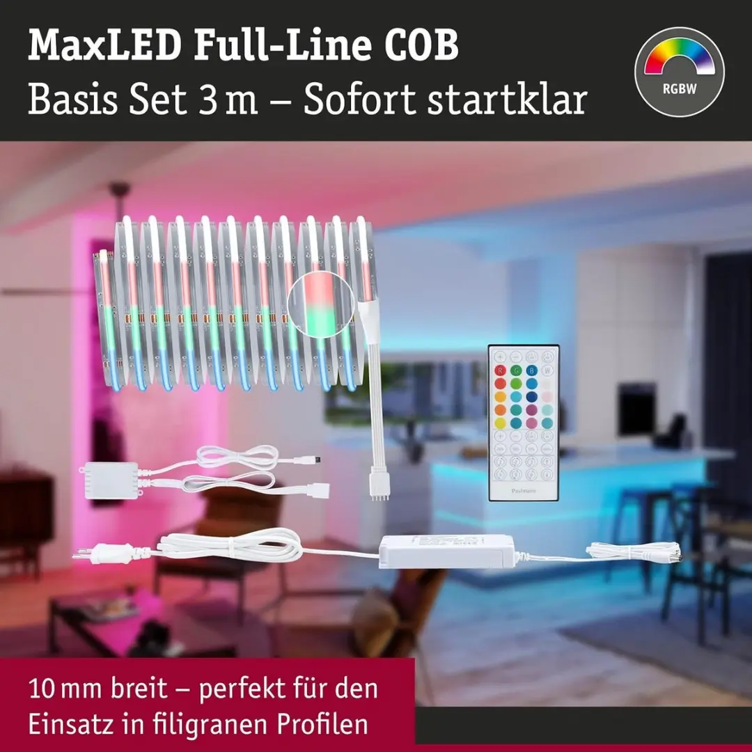 Paulmann MaxLED 500 RGBW LED-strip 3m - 18W - 896 LED's