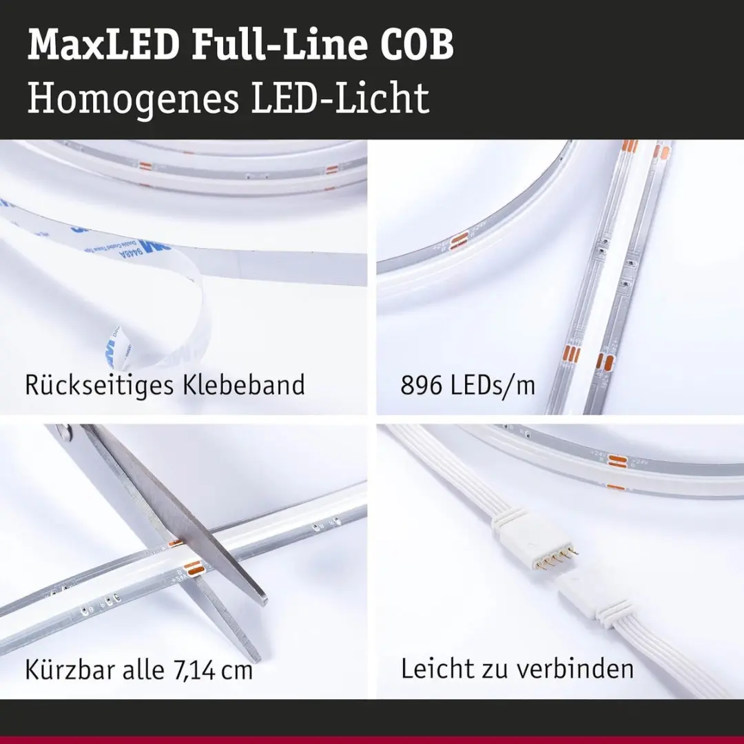 Paulmann MaxLED 500 RGBW LED-strip 3m - 18W - 896 LED's