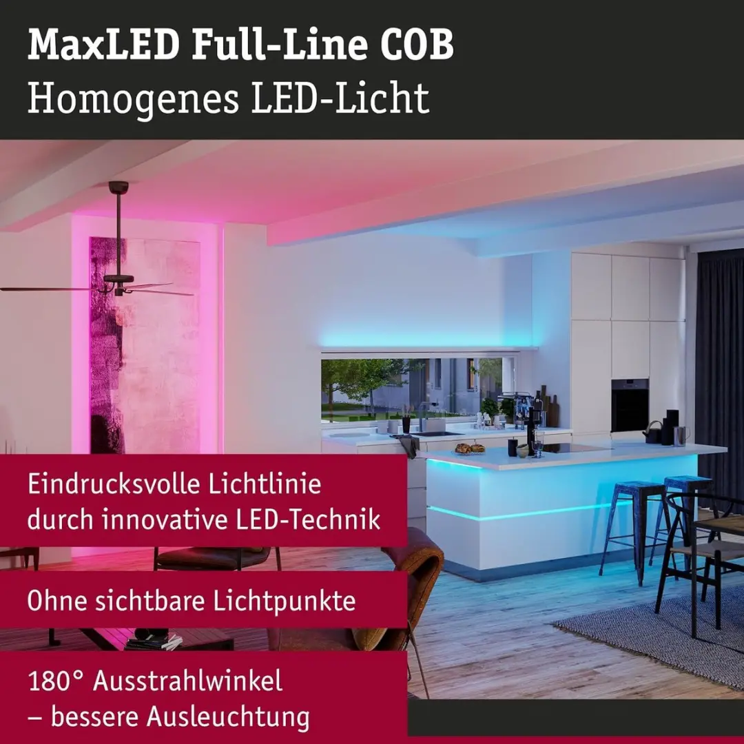 Paulmann MaxLED 500 RGBW LED-strip 3m - 18W - 896 LED's - afbeelding 6 van 6