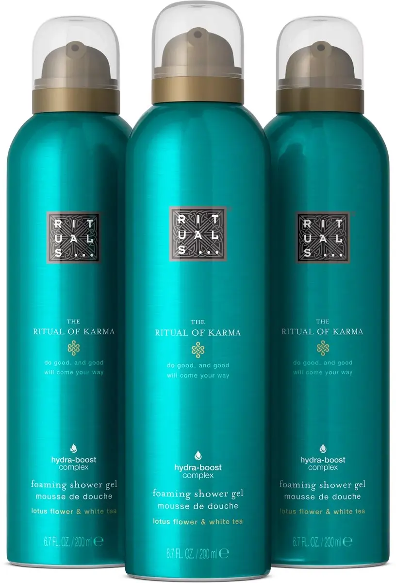 Rituals The Ritual of Karma Doucheschuim 600ml - 3x200ml