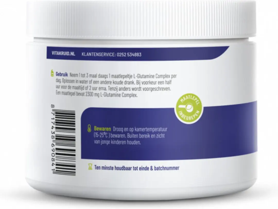 Vitakruid L-Glutamine Compleet - 2x230g