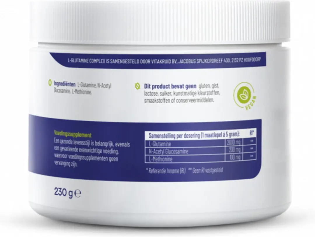 Vitakruid L-Glutamine Compleet - 2x230g