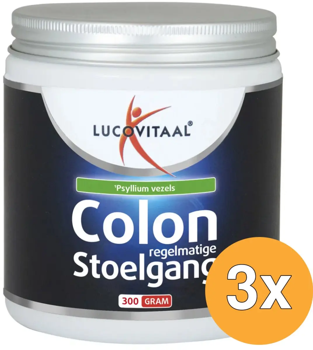 Lucovitaal Colon Phyta Vezelpoeder 3x300g