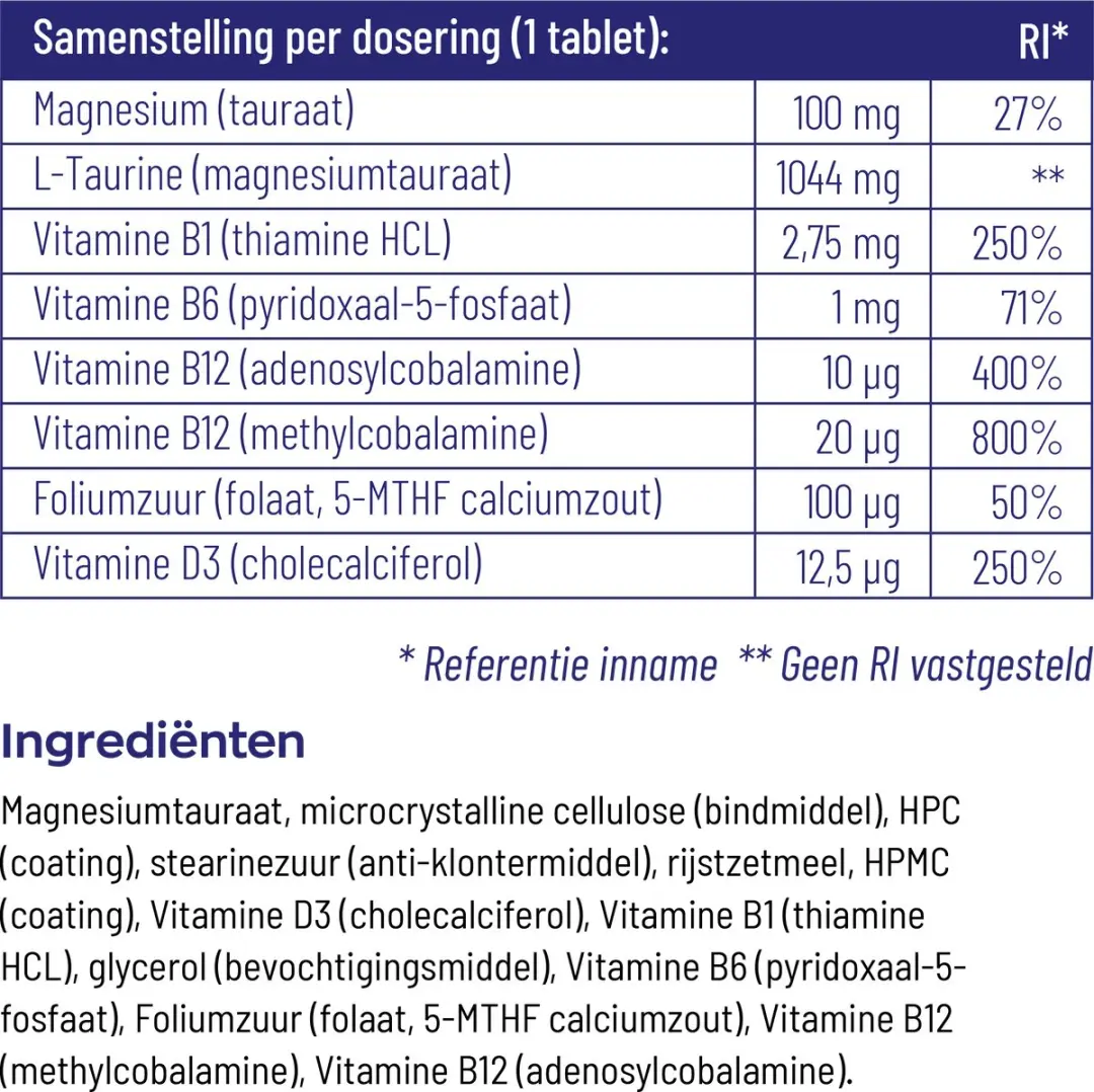 Vitakruid RelaxComplex Magnesiumtauraat & Vitamine D3 61ml
