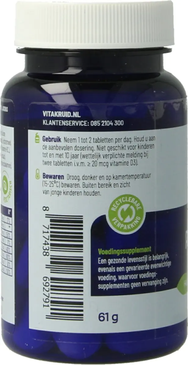 Vitakruid RelaxComplex Magnesiumtauraat & Vitamine D3 61ml - afbeelding 6 van 6