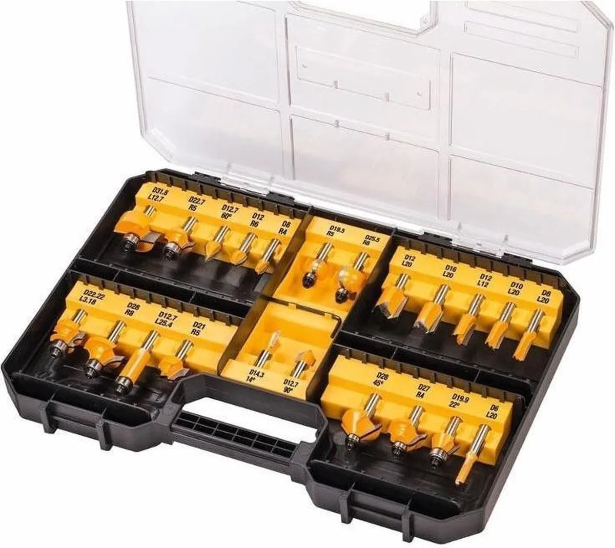 DeWalt DT90017 Frezenset 22-delig